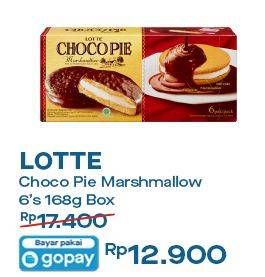 Promo Harga LOTTE Chocopie Marshmallow per 6 pcs 28 gr - Indomaret