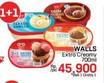 Promo Harga Walls Ice Cream 700 ml - LotteMart