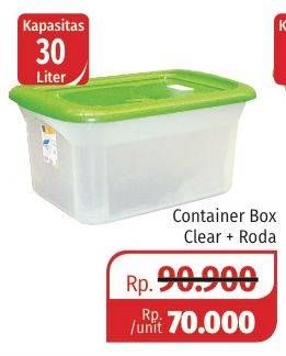 Promo Harga LIVING L Container Box 30 ltr - Lotte Grosir