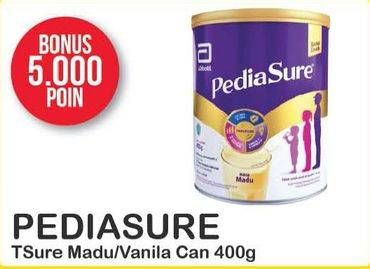 Promo Harga PEDIASURE Complete Triplesure Madu, Vanila 400 gr - Alfamart