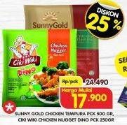 Promo Harga Sunny Gold Chicken Tempura/Ciki Wiki Chicken Nugget   - Superindo