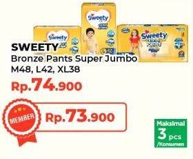 Promo Harga Sweety Bronze Pants Dry X-Pert XL42, M50, L44 42 pcs - Yogya