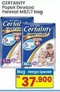 Promo Harga Certainty Adult Diapers L7, M8 7 pcs - Indomaret
