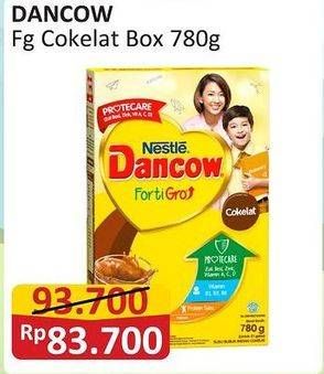 Promo Harga Dancow FortiGro Susu Bubuk Instant Cokelat 800 gr - Alfamart