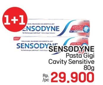 Promo Harga Sensodyne Pasta Gigi Cegah Gigi Berlubang Sensitif 80 gr - LotteMart