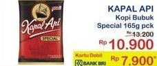 Promo Harga Kapal Api Kopi Bubuk Special 165 gr - Indomaret