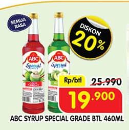 Promo Harga ABC Syrup Special Grade All Variants 485 ml - Superindo