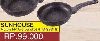 Promo Harga SUN HOUSE Produk  Marble Frying Pan HTM SBD18  - Yogya