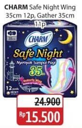 Promo Harga Charm Safe Night Wing 35cm, Gathers 35cm 11 pcs - Alfamidi