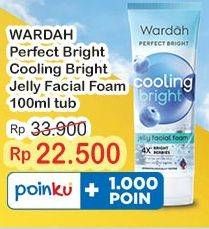 Promo Harga Wardah Perfect Bright Cooling Bright Jelly Facial Foam 100 ml - Indomaret