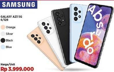Promo Harga Samsung Galaxy A23 5G Smartphone 6 GB + 128 GB  - COURTS