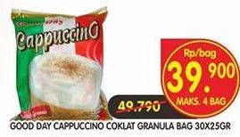 Promo Harga Good Day Cappuccino 30 pcs - Superindo
