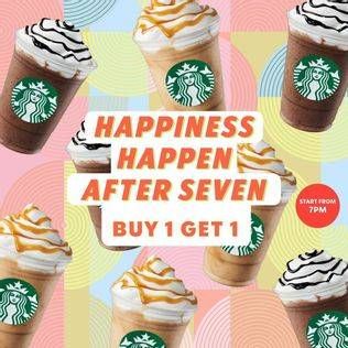 Promo Harga Buy 1 Get 1  - Starbucks