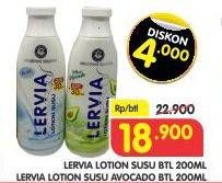 Promo Harga LERVIA Lotion Susu, Milk Avocado 200 ml - Superindo