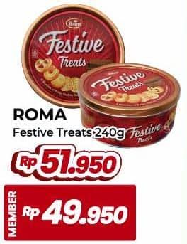 Promo Harga Roma Festive Treats 240 gr - Yogya