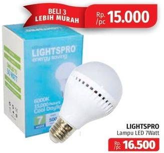 Promo Harga LIGHTSPRO Lampu LED Bulb 7 Watt 1 pcs - Lotte Grosir