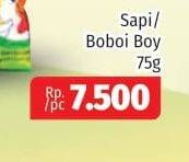 Promo Harga SO GOOD Sozzis Sapi, Boboi Boy Ayam per 3 pcs 75 gr - Lotte Grosir
