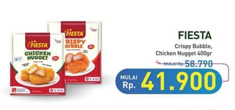 Promo Harga Fiesta Naget Crispy Bubble, Chicken Nugget 500 gr - Hypermart