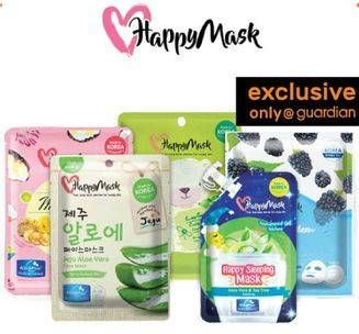 Promo Harga HAPPY MASK Jeju Face Mask  - Guardian