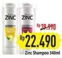 Promo Harga Zinc Shampoo 340 ml - Hypermart