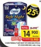 Promo Harga Charm Safe Night Wing 29cm, Wing 35cm 12 pcs - Superindo