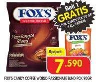 Promo Harga FOXS Crystal Candy Coffee World 90 gr - Superindo