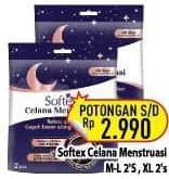 Promo Harga Softex Celana Menstruasi All Size 2 pcs - Hypermart