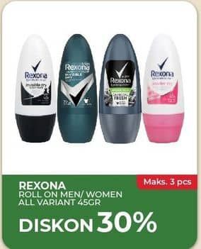 Promo Harga Rexona Deo Roll On  - Yogya