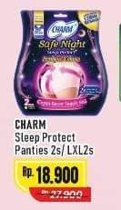 Promo Harga Charm Sleep Protect Plus Panties L-XL 2 pcs - Alfamart