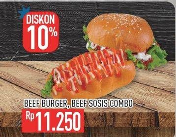 Promo Harga Beef Burger/Beef Sosis Combo  - Hypermart