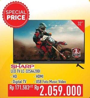 Promo Harga SHARP LC-32SA4200i | LED TV  - Hypermart