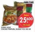 Promo Harga Sunny Gold Chicken Tempura, Nugget  - Superindo