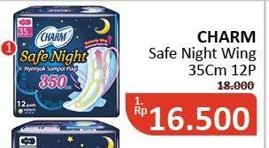 Promo Harga Charm Safe Night Wing 35cm 12 pcs - Alfamidi