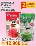 Promo Harga NUTRIJELL Pudding Strawberry, Pandan per 2 pouch - Indomaret