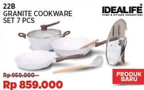 Promo Harga Idealife Granite Cookware Set 7 pcs - COURTS