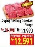 Promo Harga Daging Rendang Sapi Premium per 100 gr - Hypermart