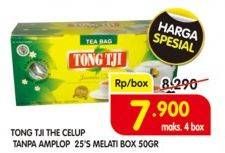 Promo Harga Tong Tji Teh Celup Melati 25 pcs - Superindo