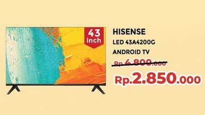 Promo Harga Hisense 43A4200G  - Yogya