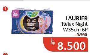 Promo Harga Laurier Relax Night 35cm 6 pcs - Alfamidi