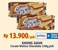 Promo Harga KHONG GUAN Cream Wafers Chocolate 240 gr - Indomaret