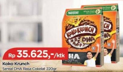 Promo Harga NESTLE KOKO KRUNCH Cereal DHA Cokelat 220 gr - TIP TOP
