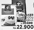 Promo Harga Quaker Oatmeal 600 gr - LotteMart