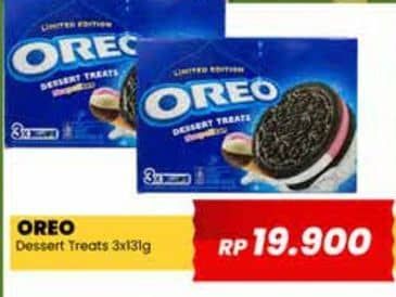 Promo Harga Oreo Festive Dessert Treats Neopolitan 393 gr - Yogya