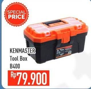 Promo Harga KENMASTER Tool Box B400  - Hypermart
