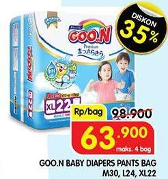 Promo Harga Goon Premium Pants Massara Sara Jumbo L24, M30, XL22 22 pcs - Superindo