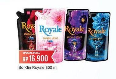 Promo Harga SO KLIN Royale Parfum Collection 800 ml - Alfamart