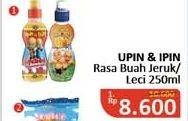 Promo Harga UPIN & IPIN Minuman Rasa Buah Jeruk, Leci 250 ml - Alfamidi