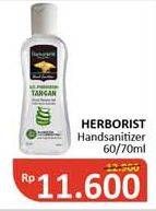 Promo Harga HERBORIST Hand Sanitizer 60 ml - Alfamidi