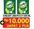 Promo Harga SUNLIGHT Pencuci Piring Lime 1600 ml - Hypermart
