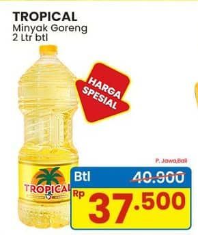 Promo Harga Tropical Minyak Goreng 2000 ml - Indomaret